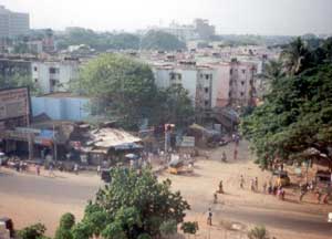 Chennai from the hotel window