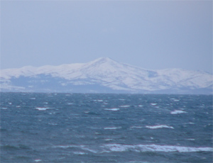 One of the Kurile Islands from Hokkaido