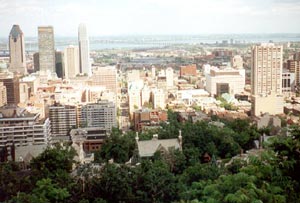 View from Mount Royal Park